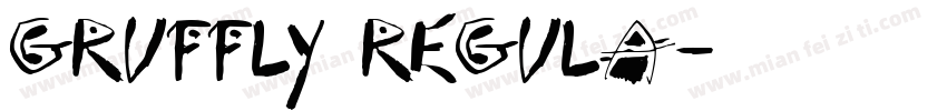 Gruffly Regula字体转换
